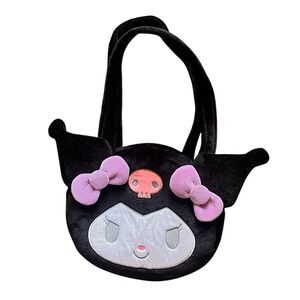 Morocco Kawaii Kuromi Soft Plush Shoulder Bag Women's Girls Hello Kitty